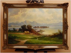 SIANOKOSY NAD JEZIOREM CHIEMSEE ~ HELMUT STADELHOFER ur.1914r 