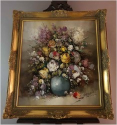 Wyjątkowy! Kwiaty w Pałacowej Ramie - Otmar Lederer (Munchen *1926)