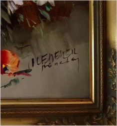 Wyjątkowy! Kwiaty w Pałacowej Ramie - Otmar Lederer (Munchen *1926)