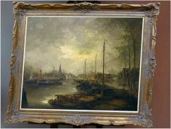 Widok na Amsterdam - Johannes Hubertus Hendrikus BÉVORT (1917-1996)