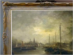 Widok na Amsterdam - Johannes Hubertus Hendrikus BÉVORT (1917-1996)