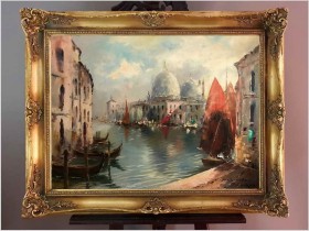 Wenecja!  Bazylika Santa Maria Della Salute - Benno Stadler *1908 