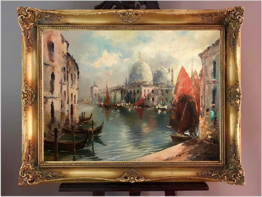 Wenecja!  Bazylika Santa Maria Della Salute - Benno Stadler *1908 