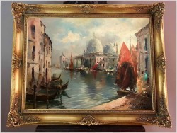 Wenecja!  Bazylika Santa Maria Della Salute - Benno Stadler *1908 