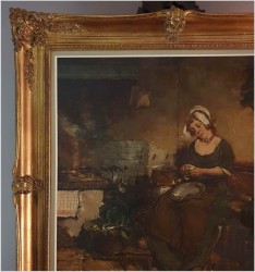 Gosposia podczas prac kuchennych - Dickmeis Gerhard (1918 -1978)