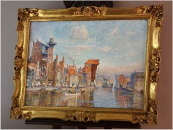 Gdańsk - Długie pobrzeże ze starym Żurawiem | Theodor Urtnowski (Toruń 1881-1963 Akwizgran)