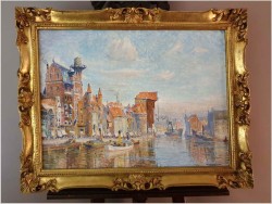 Gdańsk - Długie pobrzeże ze starym Żurawiem | Theodor Urtnowski (Toruń 1881-1963 Akwizgran)