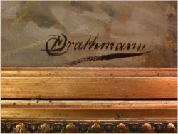 Waleczny Jeleń - Johann Christopher Drathmann (1856-1932) Rozmiar XXL!