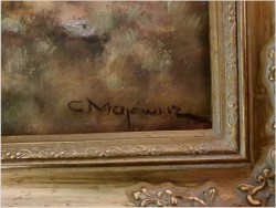 Myślistwo! Jeleń na rykowisku - oryg. Georg Majewicz (1897-1965)