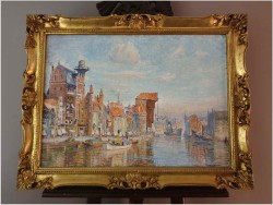 Gdańsk - Długie pobrzeże ze starym Żurawiem | Theodor Urtnowski (Toruń 1881-1963 Akwizgran)