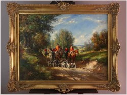 Duży rozmiar! Wyjazd na polowanie - Horst Altermann (1925-1978)