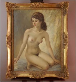 Polecamy obraz olejny! Akt kobiety - Helmut Breuninger (1921-1998)