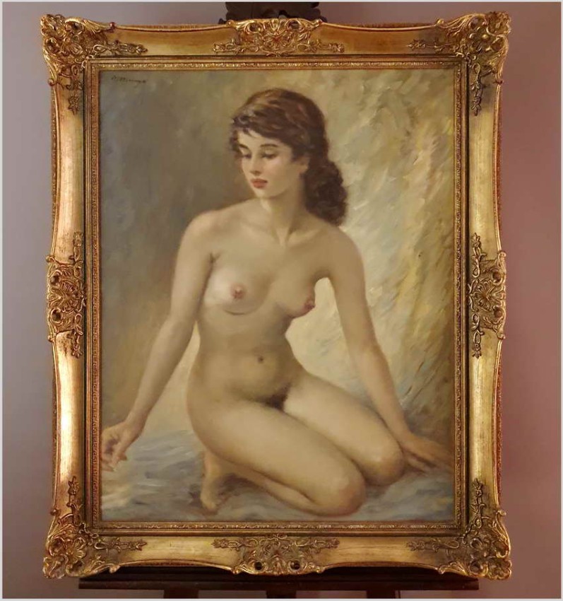 Polecamy obraz olejny! Akt kobiety - Helmut Breuninger (1921-1998)