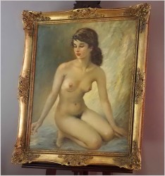 Polecamy obraz olejny! Akt kobiety - Helmut Breuninger (1921-1998)