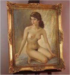 Polecamy obraz olejny! Akt kobiety - Helmut Breuninger (1921-1998)