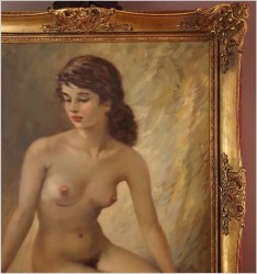 Polecamy obraz olejny! Akt kobiety - Helmut Breuninger (1921-1998)