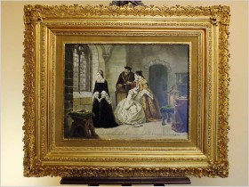 Polecamy! Pałacowe Malarstwo Rodzajowe w Barokowej Ramie / Anglia 1896r.