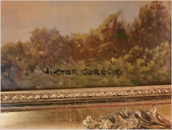 Zachód słońca - Wiktor Korecki (1890 Kamieniec Podolski - 1980 Milanówek)