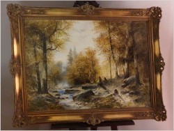 Tajemniczy las - Josef Kugler (Österreich ur 1913 - 2011r.) Rozmiar XXL