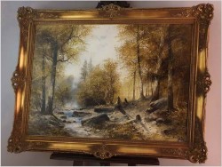 Tajemniczy las - Josef Kugler (Österreich ur 1913 - 2011r.) Rozmiar XXL