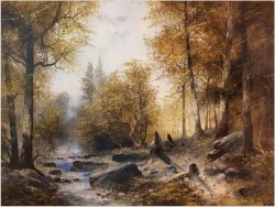 Tajemniczy las - Josef Kugler (Österreich ur 1913 - 2011r.) Rozmiar XXL