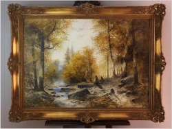 Tajemniczy las - Josef Kugler (Österreich ur 1913 - 2011r.) Rozmiar XXL