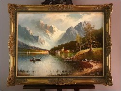 Polecamy! Widok na jezioro Urnersee  - Gustaw Weiss/Guwe (1886-1973)