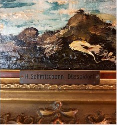 Technika szpachlowa! Widok na Königssee - Hermann Schmitzbonn *1903