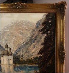 Technika szpachlowa! Widok na Königssee - Hermann Schmitzbonn *1903