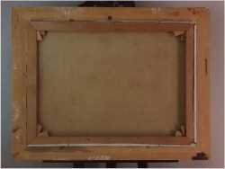 Łodzie przy brzegu - Dieter Lukas Larsen (1936-2001 Düsseldorf)