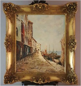 Nabrzeże śródziemnomorskie - Igor Jasinski (Russian 1914-1968)  No.1