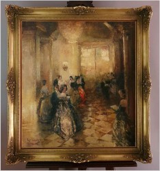 Malarstwo dla Konesera! Sala balowa - Ludwig Gschossmann (1894-1988)