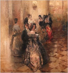 Malarstwo dla Konesera! Sala balowa - Ludwig Gschossmann (1894-1988)