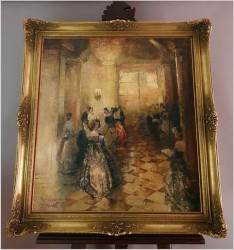 Malarstwo dla Konesera! Sala balowa - Ludwig Gschossmann (1894-1988)