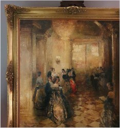 Malarstwo dla Konesera! Sala balowa - Ludwig Gschossmann (1894-1988)
