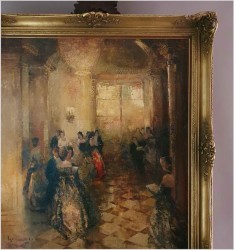 Malarstwo dla Konesera! Sala balowa - Ludwig Gschossmann (1894-1988)