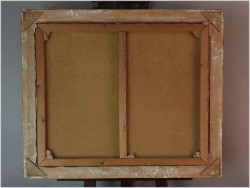 Scena we wnętrzu - R. De Badrihaye 80cm x 70cm ( Belgia XIX-XXw.)