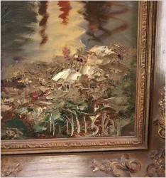 Technika Szpachlowa! Śródziemnomorski krajobraz - H. Nilsen *1908