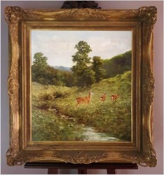 Rodzina sarenek - oryg. Georg Majewicz (1897-1965)