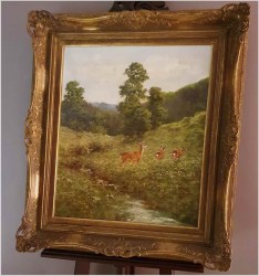 Rodzina sarenek - oryg. Georg Majewicz (1897-1965)