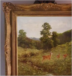 Rodzina sarenek - oryg. Georg Majewicz (1897-1965)