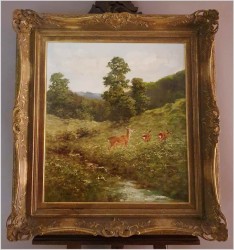 Rodzina sarenek - oryg. Georg Majewicz (1897-1965)