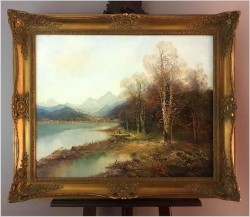 Godny uwagi! Niesamowity pejzaż górski - Gustav TÜRK (1923-1978)