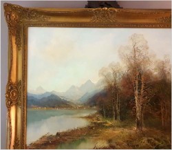 Godny uwagi! Niesamowity pejzaż górski - Gustav TÜRK (1923-1978)