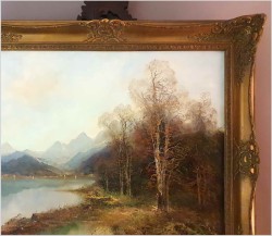 Godny uwagi! Niesamowity pejzaż górski - Gustav TÜRK (1923-1978)