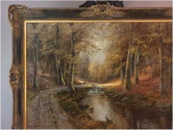 Rewelacyjny obraz olejny! Jesienny pejzaż - Christian Stemmeler *1928