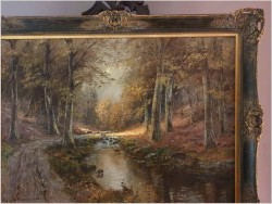 Rewelacyjny obraz olejny! Jesienny pejzaż - Christian Stemmeler *1928