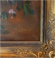 Pałacowe kwiaty w wazonie - Louisa Medina (ur. 1911 Padwa)