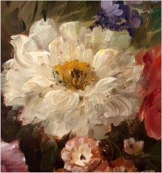 Pałacowe kwiaty w wazonie - Louisa Medina (ur. 1911 Padwa)