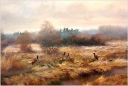 Myślistwo! Bażanty i kuropatwy - Paul Wilhelm Dahms (1913-1988)